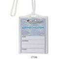Logo In-Motion Luggage Tag (Airplane)